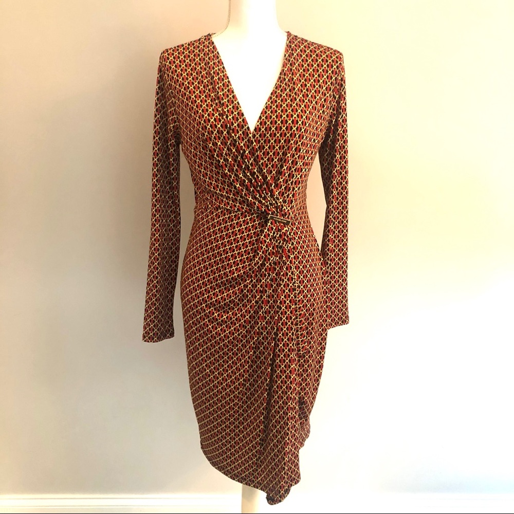 Michael Kors Faux Wrap Dress